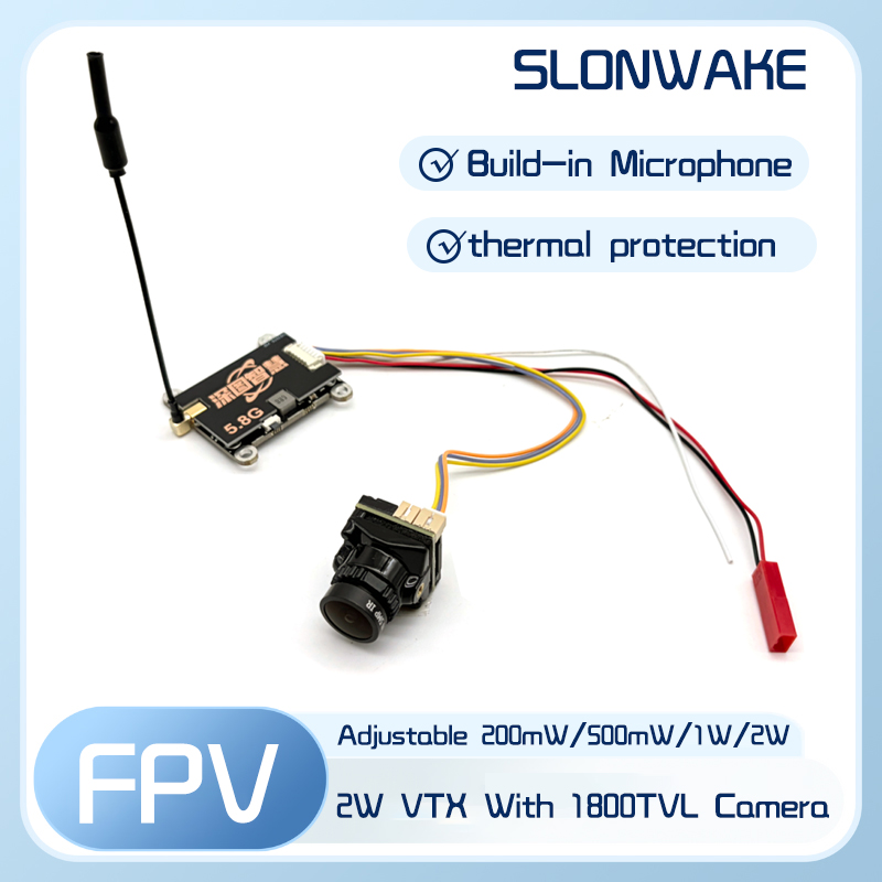 Fpv Drone Camera - Transmissor VTX SLONWAKE 5.8G 56CH 2W