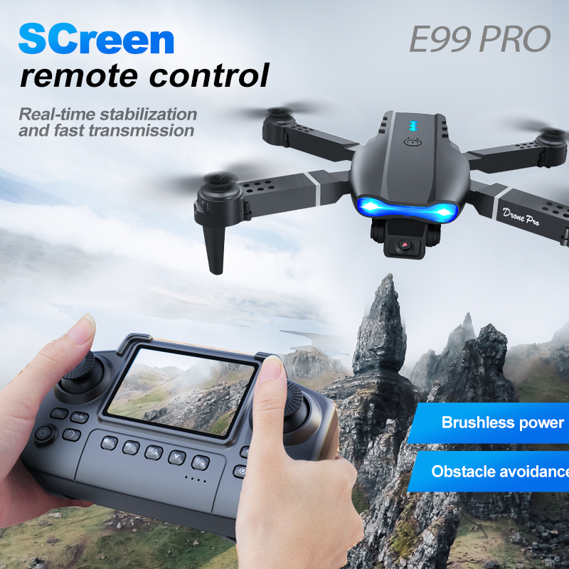 Drone Rc E99 K3 - Drone RC ZNLYRION 4K com Câmera