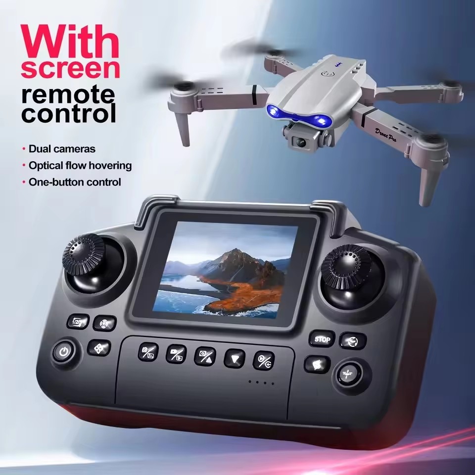 Drone E88Pro Rc 4K - 2026 drone profissional 4k grande angular