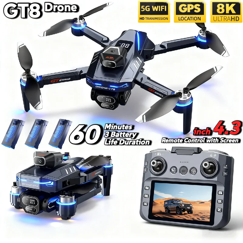 Drone E88Pro Rc 4K - Quente para lsrc gt8 drone 4k