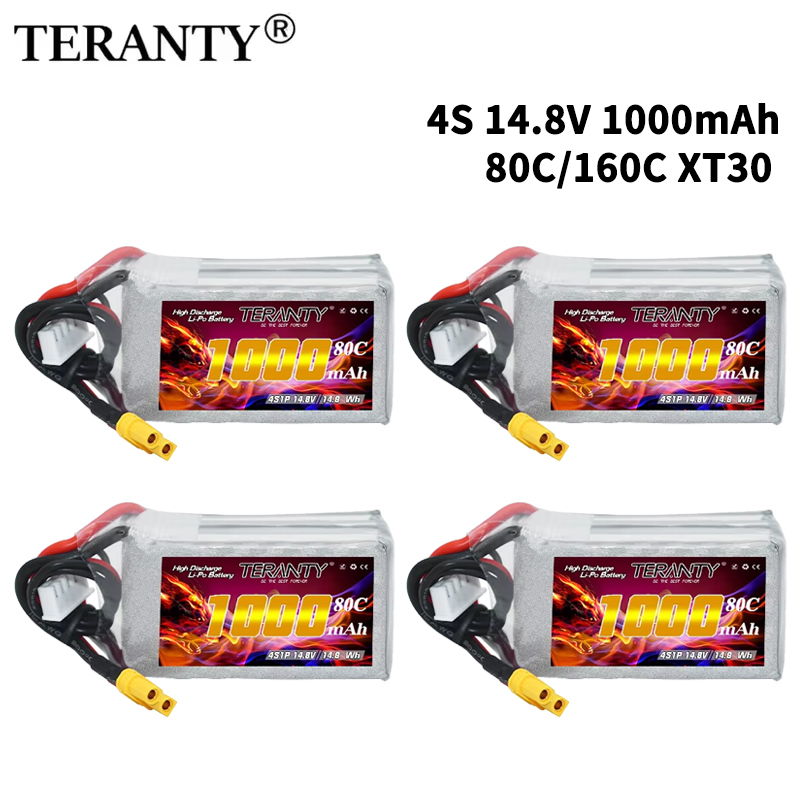 Drone Rcs - Bateria Lipo TERANTY 4S 1000mAh 14.8V