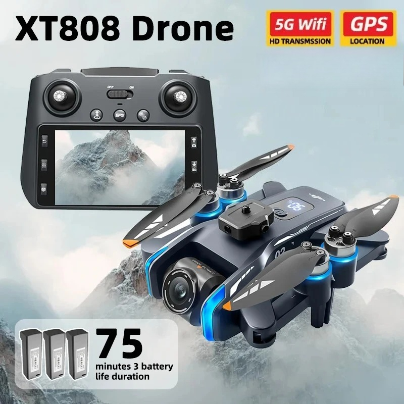 Drone E88Pro Rc 4K - Drone Original XT808 Pro MAX 4K