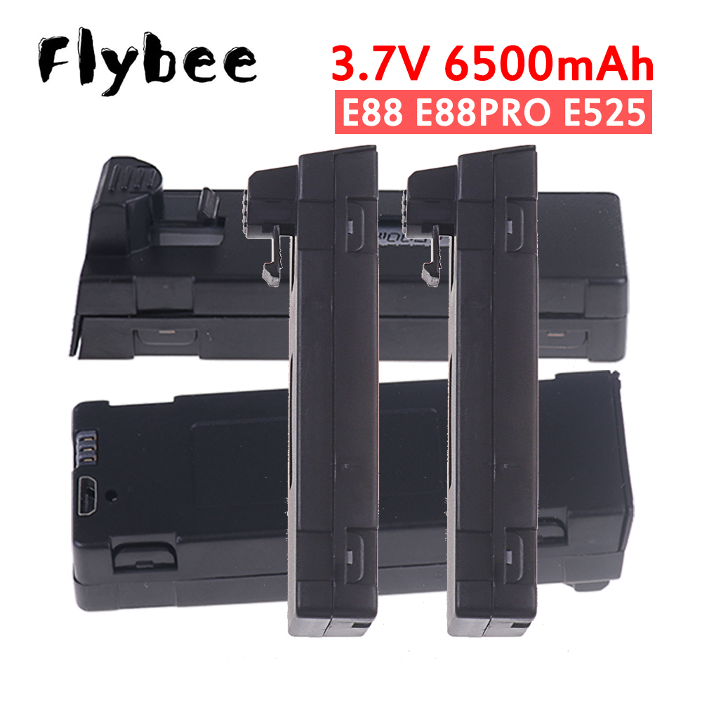 Drone Rc E99 K3 - Bateria recarregável 3.7v 6500mah e88pro, carregador