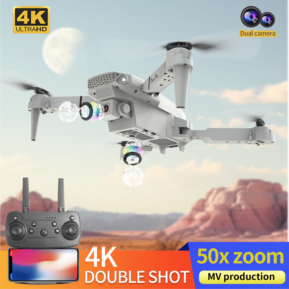 2026 NOVO E88 Drone RC Profiss - Drone E88Pro Rc 4K avaliação e preço