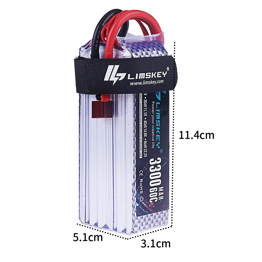 Bateria Lipo 3300mah 22.2V 60C - Drone Rc Boat avaliação e preço