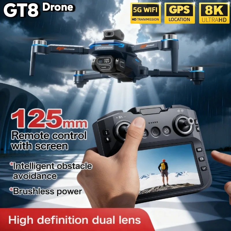 Quente para lsrc gt8 drone 4k  - Drone E88Pro Rc 4K avaliação e preço
