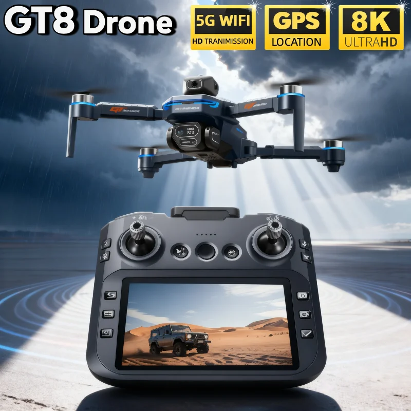 Quente para lsrc gt8 drone 4k  - Drone E88Pro Rc 4K avaliação e preço