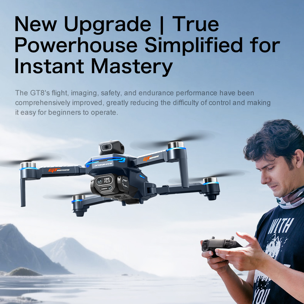 Drone Original GT8 8K Profissi - Drone E88Pro Rc 4K avaliação e preço