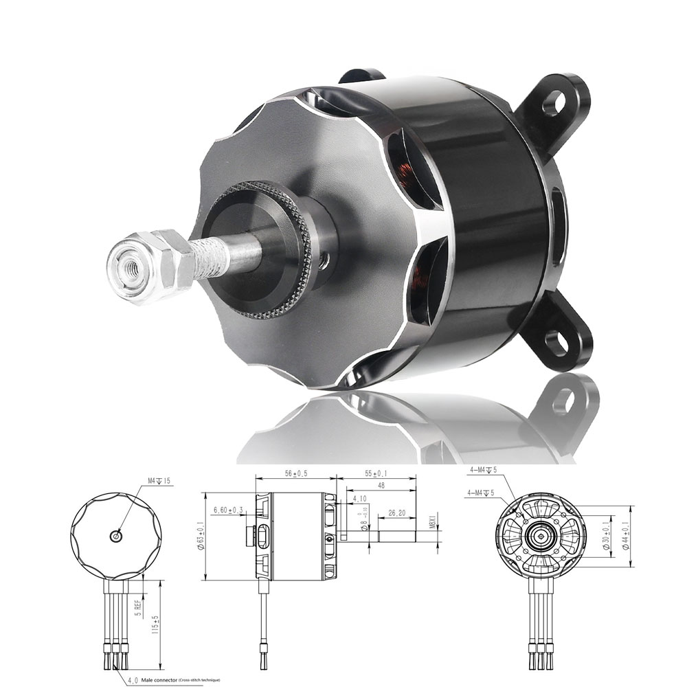 Lj5330 motor sem escova kv220  - Rc Motor Drone avaliação e preço