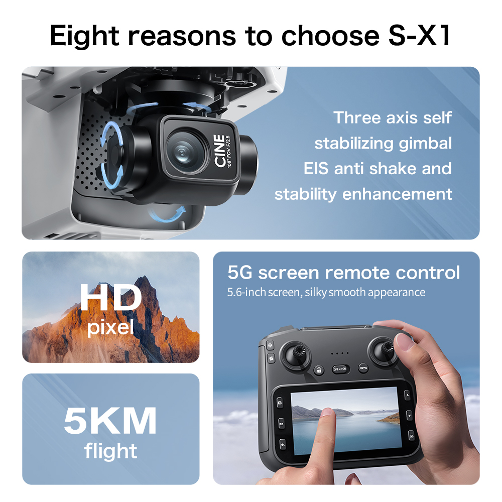 Drone Original S-X1 8K HD Prof - Drone E88Pro Rc 4K avaliação e preço