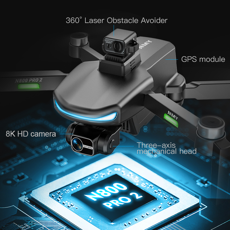 Drone GPS N800 PRO 2 Profissio - Drone E88Pro Rc 4K avaliação e preço