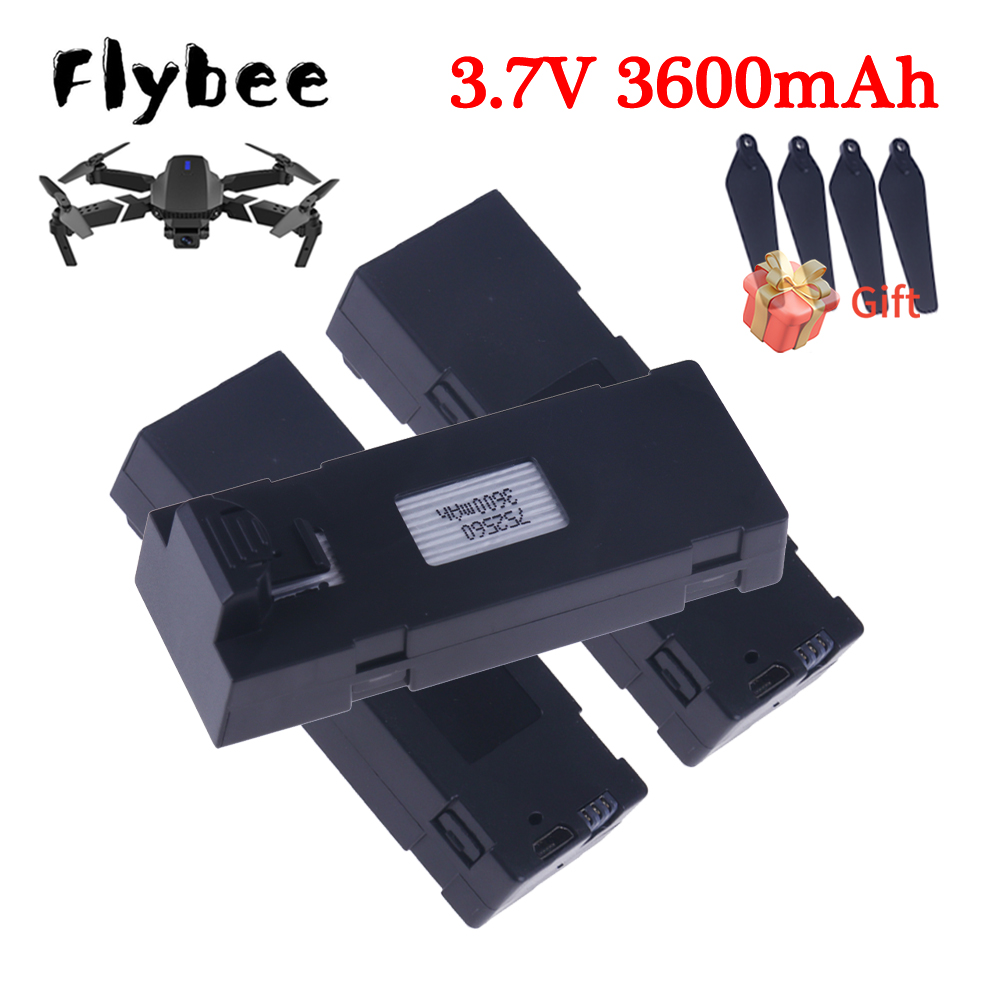 3.7v 3600mah atualização e88 b - Drone Rc E99 K3 avaliação e preço